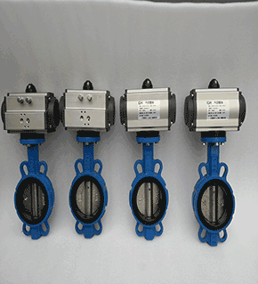 D671X-10Q氣動軟密封蝶閥-氣動對夾蝶閥